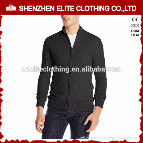 Top Selling Good Quality Cotton Zipped Mock-neck Sweaters for Mens